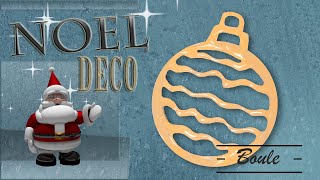 DIY decoration noel boule christmas [upl. by Rawdon]