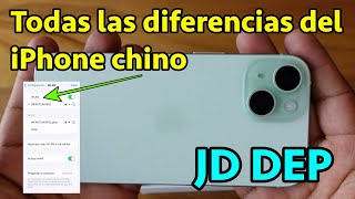 Todas las diferencias del iPhone 15 chino de JD DEP [upl. by Melgar]