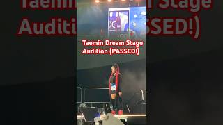 i passed the Taemin Dream Stage Audition for Kcon 2024 🫶💎 [upl. by Annaear]