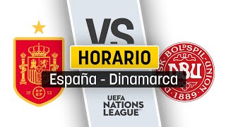 Horario y dónde ver  España vs Dinamarca [upl. by Yuri]