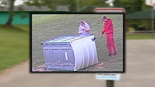 Surveillance photos captured 4 people vandalizing Maryville Park in Hillview [upl. by Pardner]