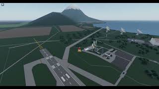 Looking at Kibo Space Center  Roblox Aeronautica [upl. by Zitvaa]