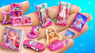 Miniature Dolls and Toys for Barbie  30 Ideas for LOL [upl. by Aisan]