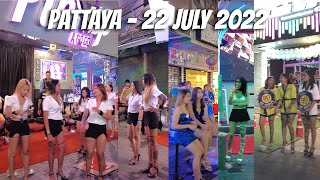 PATTAYA WALKING STREET 4K  22 JULY 2022 [upl. by Yardley950]