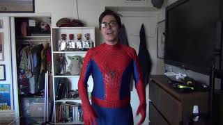 Amazing SpiderMan 2 zentai  Complete costume [upl. by Corliss]