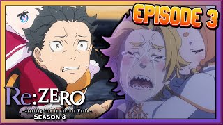 Despair Begins to Spread  ReZero Season 3 Ep 3 Review [upl. by Yecram]