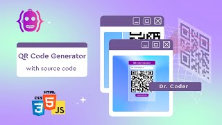 Create a QR Code Generator app using JS HTML and CSS with source code [upl. by Mages382]