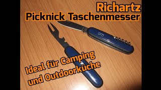 Richartz Picknick Taschenmesser Ideal für Camping und Outdoorküche [upl. by Ibba]