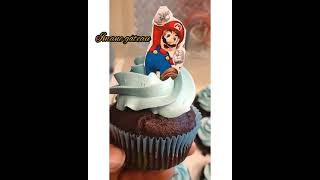 cupcake super Mario avec crème meringue Suisse [upl. by Saturday]