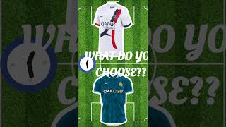 PSG VS OM  Kit Battle football footballjersey kit psg olympiquemarseille [upl. by Bord]