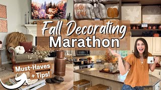 ✨Ultimate Fall Decorating Marathon MustHaves Haul Tips amp Home Tour [upl. by Idelson]