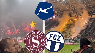 Servette FC vs FC Zürich  Stadionvlog  Ein Umkämpftes Unentschieden im Spitzenkampf🤯 FCZKEVIN [upl. by Polinski702]