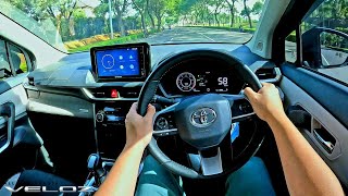 Driving POV TOYOTA NEW VELOZ 15 Q CVT 2023  Acceleration amp Handling  Test Drive ASMR Tol amp Kota [upl. by Cockburn]