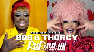 Bob The Drag Queen amp Thorgy Thor  Purse First Impressions  RPDRUK S2EP5 [upl. by Ladonna]