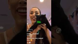 Doja Cat gets her cat SO HIGH 😂😵 [upl. by Kei725]