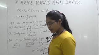 quotUSES OF ACIDSquot ACIDS BASES amp SALTS  CLASS 7 SCIENCE NCERT [upl. by Dadirac]