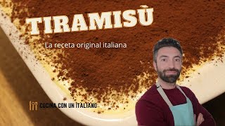 La receta original del tiramisú 🤤 Uno de los postres italianos más famosos del mundo 🇮🇹 [upl. by Otreblanauj]