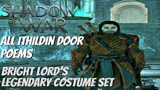 SHADOW OF WAR İTHİLDİN DOOR POEM ŞİİRLERİ  TÜM KAPILARIN ÇÖZÜMÜ [upl. by Wilkie]