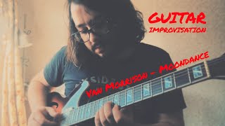 Van Morrison  Moondance Guitar Improvisation [upl. by Harberd]