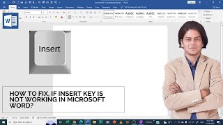 how to fix if insert key is not working in Microsoft word [upl. by Lihp]