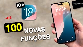 iOS 18 TROUXE de 100 NOVOS RECURSOS e FUNÇÕES p iPHONES 😱 [upl. by Bruner]