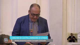 Castellammare di Stabia NA  Consiglio Comunale 101024 [upl. by Curnin]