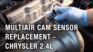 Multiair Cam Sensor Replacement  Chrysler 24L [upl. by Ahsenyl]