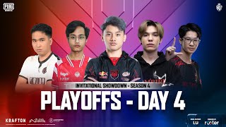 ID PUBG MOBILE RUTHLESS INVITATIONAL SHOWDOWN S4 PLAYOFFS DAY 4 FT BTR AE TALON VPE RRQ [upl. by Droffilc70]