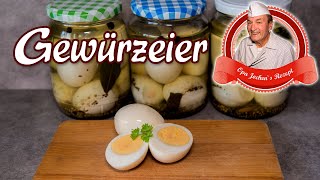 Gewürzeier selber machen  Eingelegte Eier  Opa Jochen´s Rezept [upl. by Laura395]