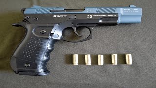 Blow C75 Blank Firing Pistol  Review  Test Fire [upl. by Arfihs191]