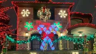 NYC Dyker Heights Christmas Lights Brooklyn ❄️☃️❄️ Tour 🎄🎄 [upl. by Line910]