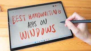 Best Handwriting App for Windows Tablets [upl. by Eillim]