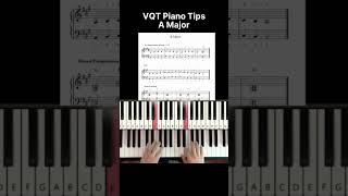 Piano Kỹ Thuật Cơ Bản Warming up  A Major  Beginner shorts [upl. by Dahaf]