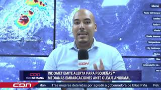 Indomet emite alerta para pequeñas y medianas embarcaciones ante oleaje anormal [upl. by Atiram374]