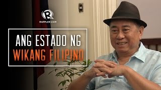 Ang estado ng wikang Filipino The state of the Filipino language [upl. by Bodi727]