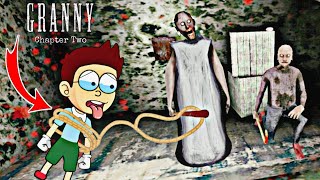 Nightmare Me Door Escape  Granny Chapter Two  Shiva and Kanzo Gameplay [upl. by Helprin]