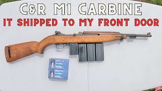 I ordered an M1 carbine it shipped straight to my front door Lets Try It Out [upl. by Hentrich]