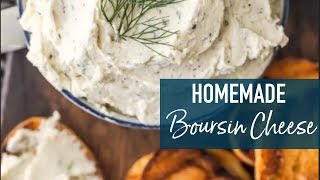 Homemade Boursin Cheese [upl. by Beck392]