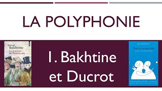 La polyphonie 1ère partie  Bakhtine et Ducrot [upl. by Schulz]