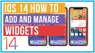 iOS14  How To Add And Manage Widgets [upl. by Raimes]