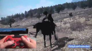 Red Dead Redemption You Got the Touch How to Lasso a Horse Tutorial [upl. by Ennaeirb]