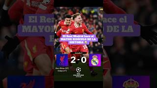 Liverpool vs Real madrid casi eliminado de champions league futbol realmadrid barcelona barca [upl. by Henning]