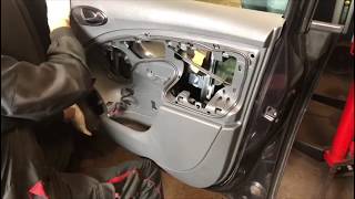 Replacing driver side front window regulator winder window lifter on seat altea [upl. by Nnagrom]