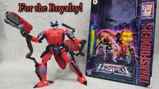 Transformers Legacy Beast Wars Inferno Voyager class figure unboxing and review For the royalty [upl. by Arrat]