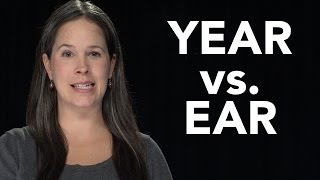 YEAR vs EAR  American English Pronunciation EAR vs HEAR [upl. by Pease]