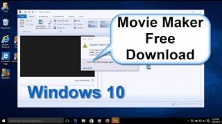 Windows 10  How to recover windows movie maker [upl. by Ahsircal]