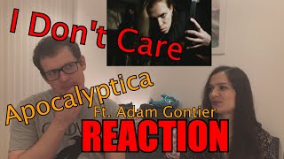 APOCALYPTICA ft Adam Gontier  I DONT CARE  BOYFRIEND REACTION [upl. by Ensoll]