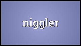 Niggler Meaning [upl. by Yenreit]