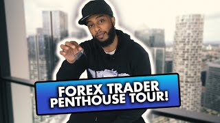 23 Year Old FOREX TRADER New PENTHOUSE TOUR [upl. by Nivan]