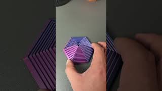 3D Printed hexagonal twist fidget spinner 3dprinting [upl. by Alwyn]